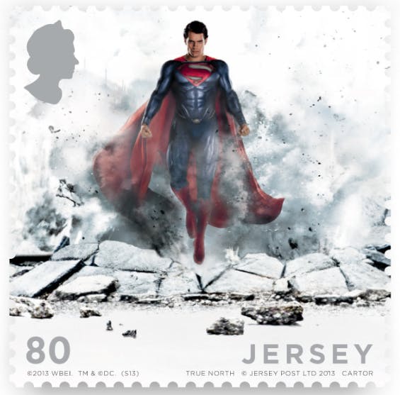 Jersey Post Unveils Amazing Special Edition Superman Stamps Created By